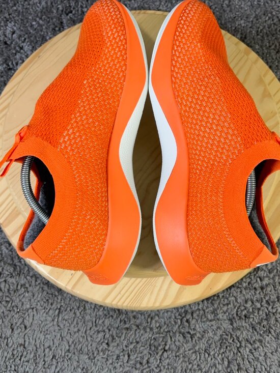 Allbirds Tree Dasher Relay Sneakers Mens Sz 12 Orange Knit Slip On Athletic Shoe main image 7